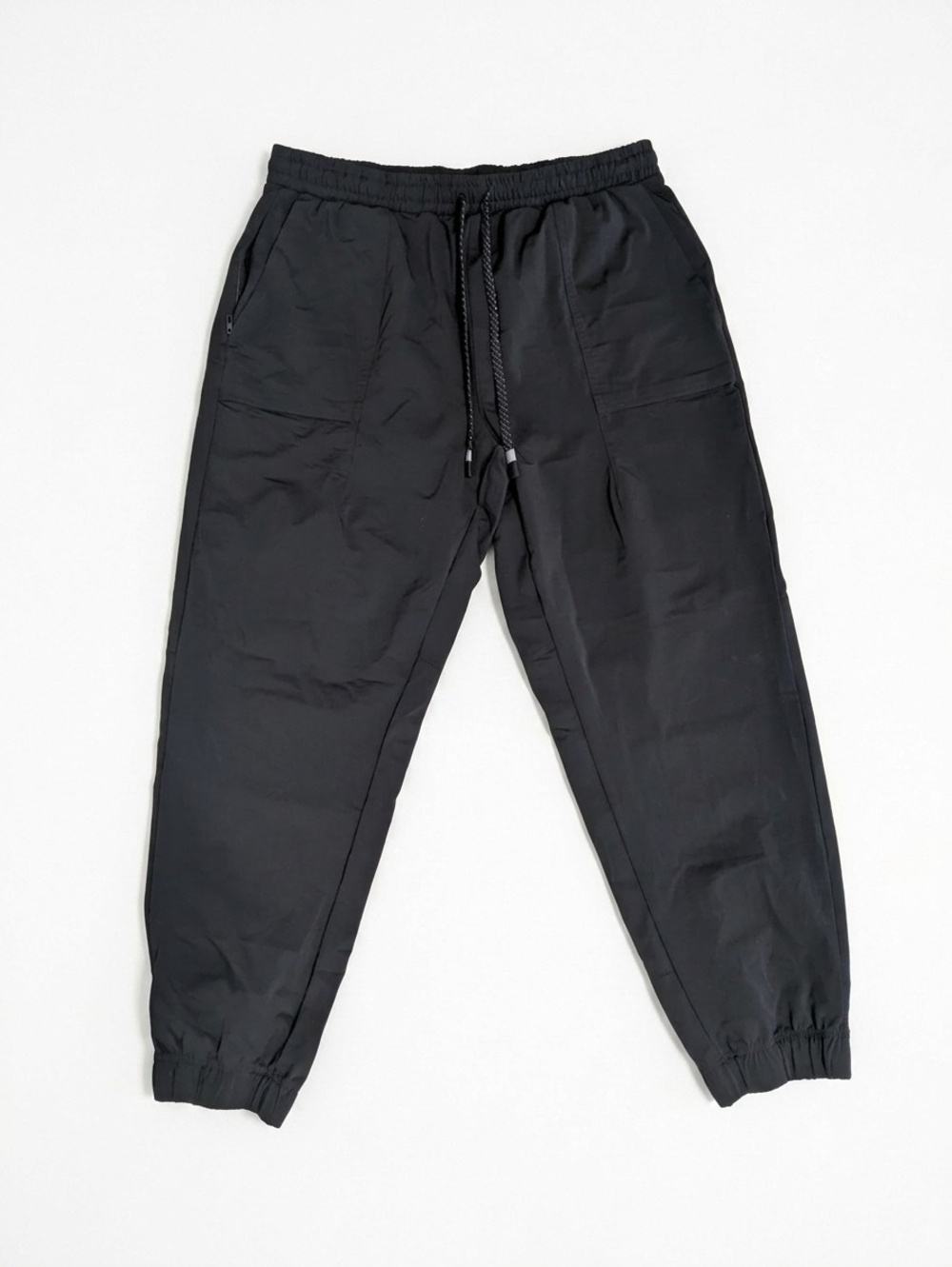 Fabletics Womens Large Black The One Jogger Nylon Windbreaker Track Pants